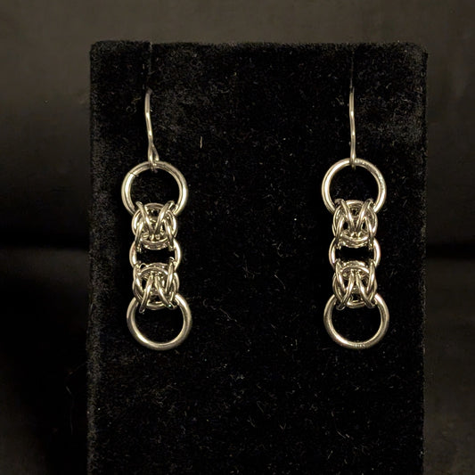 Cuffed Chainmaille EARRiNGS by Sixth House Ego