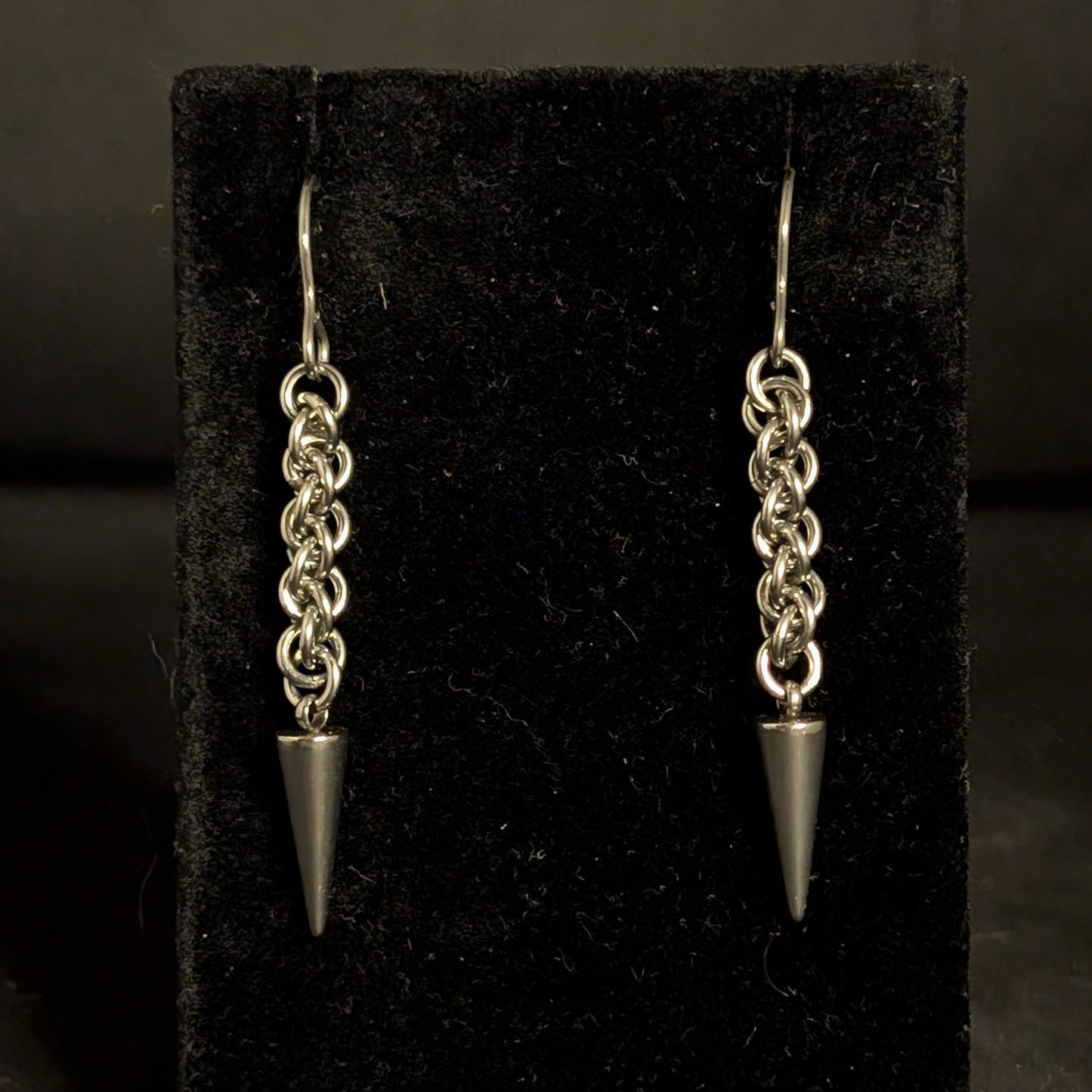 Spear Chainmaille EARRiNGS by Sixth House Ego