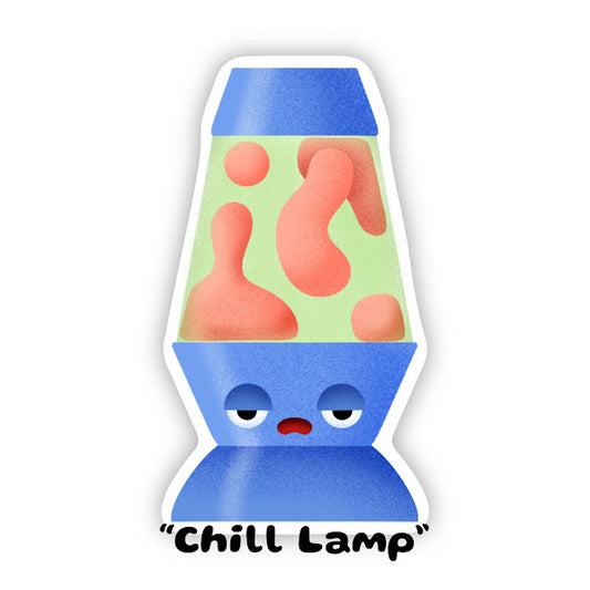 Chill Lamp STiCKER by One Dumb Shop