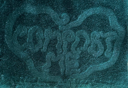 Compost Me Velvet Embossed PATCH