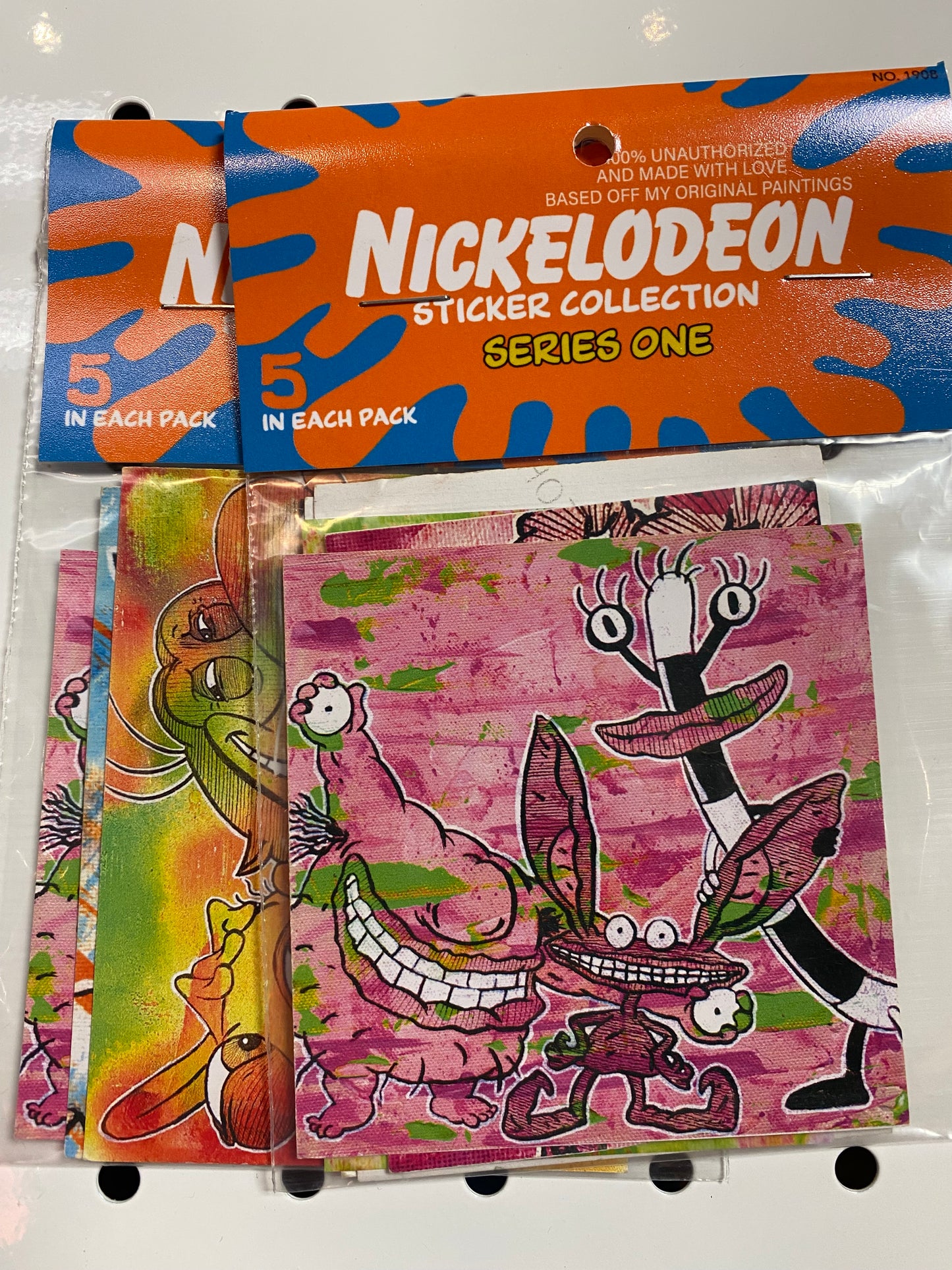 Nick Toons Series One STICKER PACK