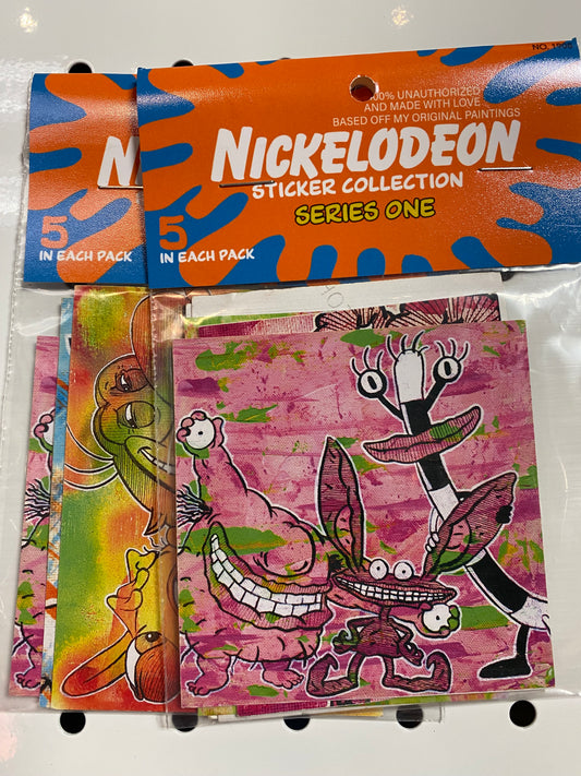 Nick Toons Series One STICKER PACK