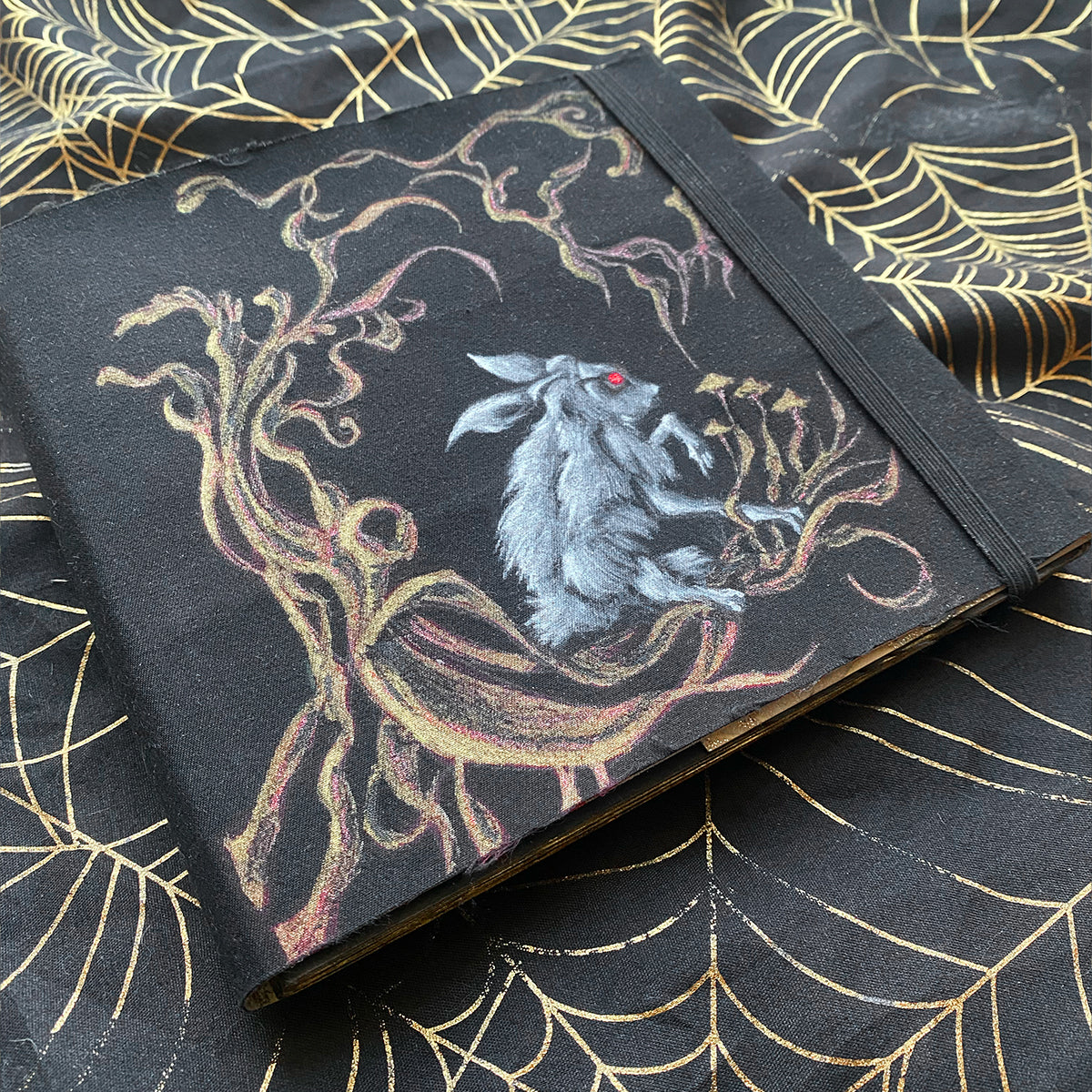 For As Long As You Can 6x6" Hand Bound JOURNAL / SKETCHBOOK