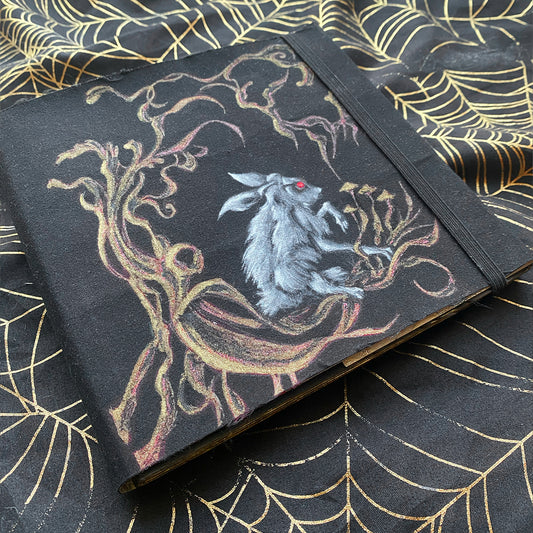 For As Long As You Can 6x6" Hand Bound JOURNAL / SKETCHBOOK