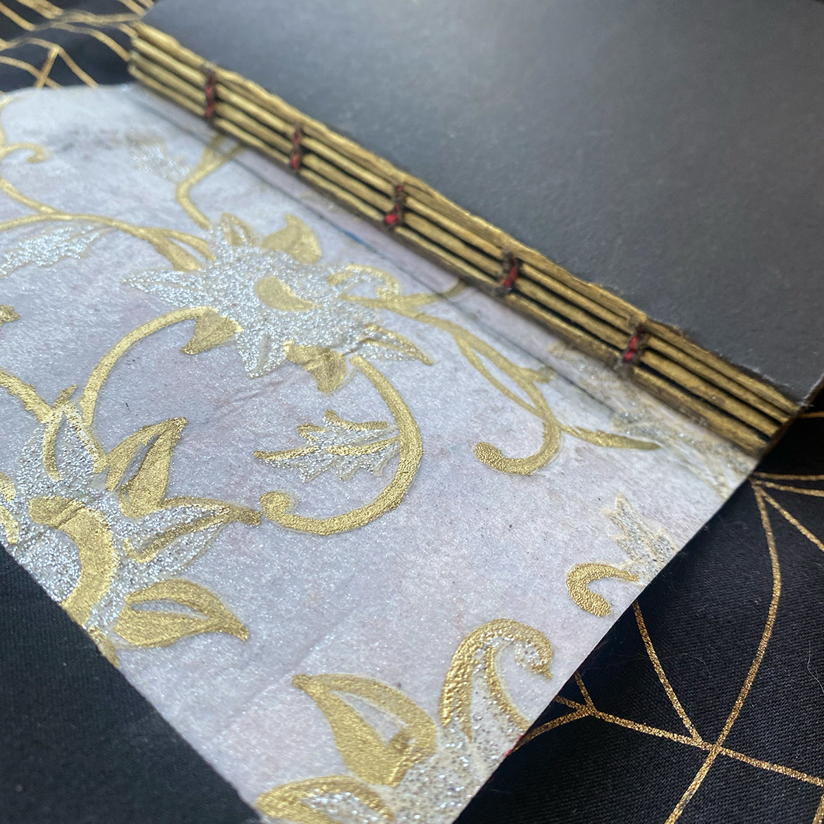 For As Long As You Can 6x6" Hand Bound JOURNAL / SKETCHBOOK