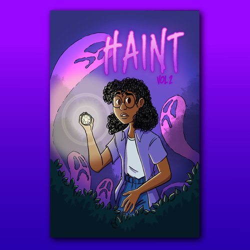 HAINT Full Color COMiC BOOK by Art by Q-Bii Vol. 1 and 2