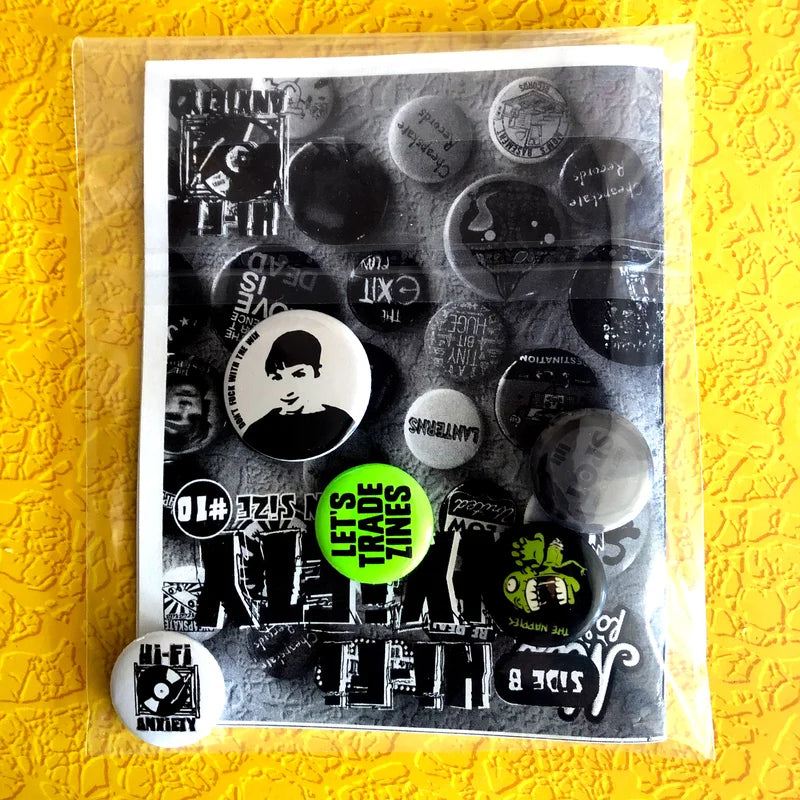 Hi-Fi Anxiety Fun Size #10 ZiNE + Pins