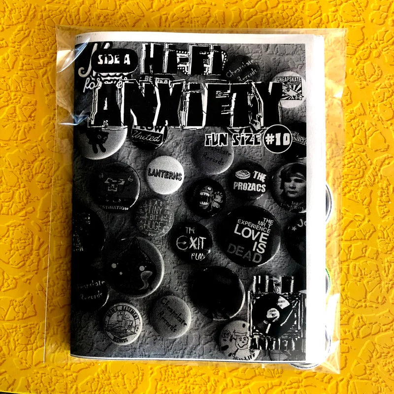 Hi-Fi Anxiety Fun Size #10 ZiNE + Pins