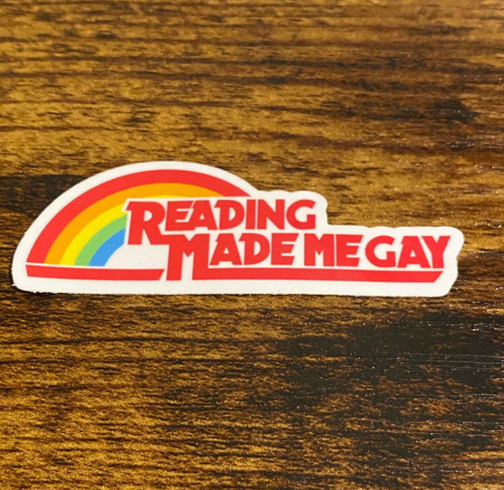 Reading Made Me Gay STiCKER