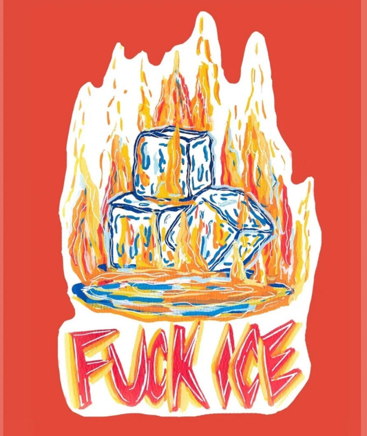 F ICE Sticker ~donation to Vamos Juntos~