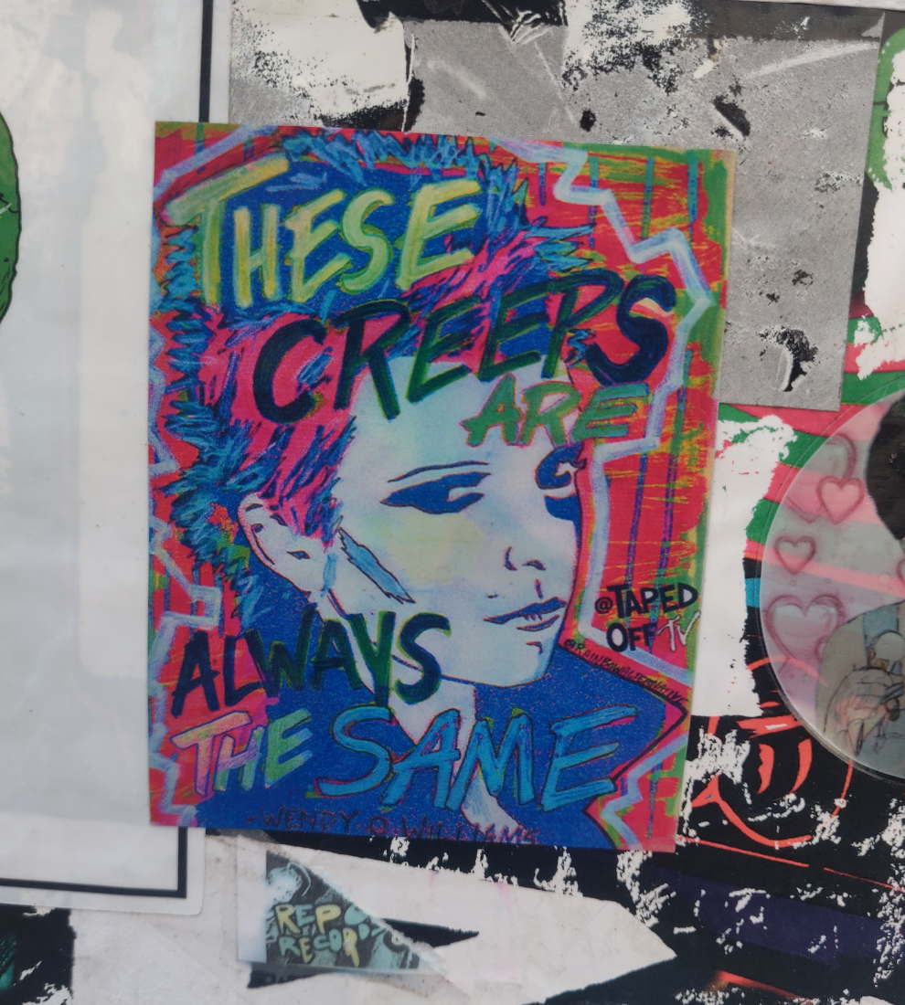 Wendy O. Williams Holographic STiCKER These Creeps ...