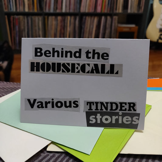 Tinder Housecall Collage GREETING CARD