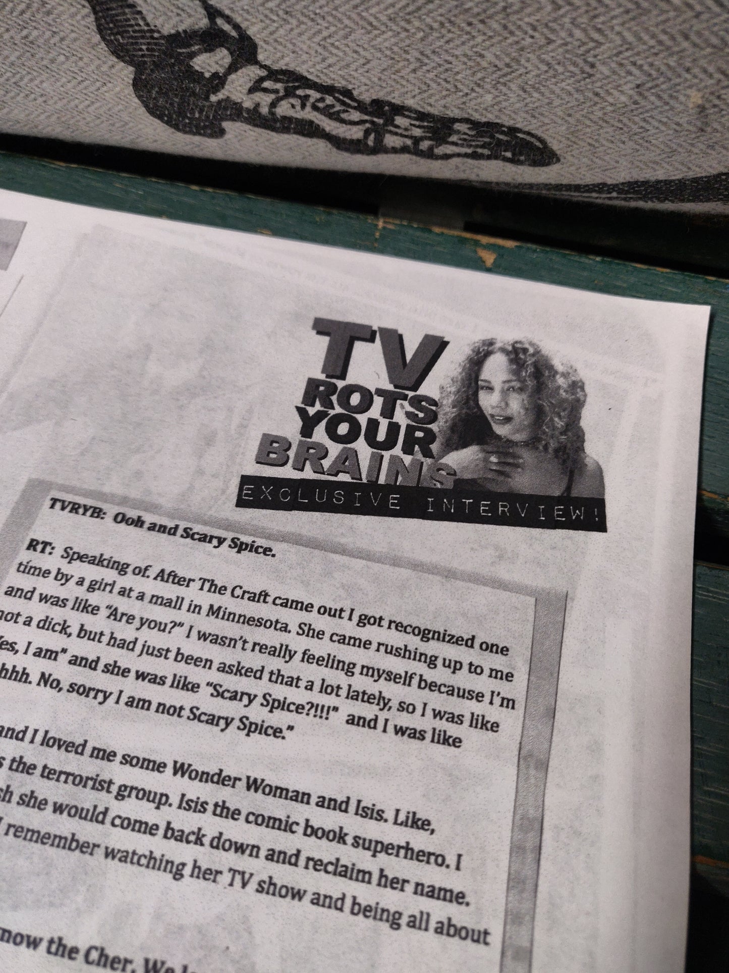 Witch Please ~ TV Rots Your Brains ZiNE Issue #2 Rachel True Interview