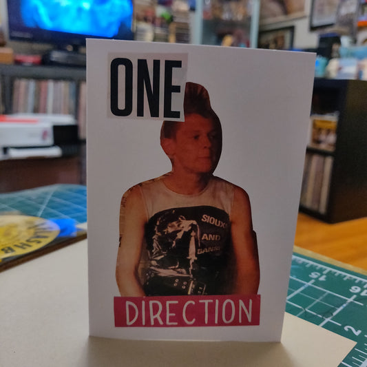 One Direction Collage GREETING CARD