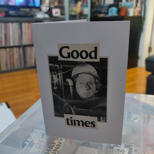 Good Times Collage GREETING CARD