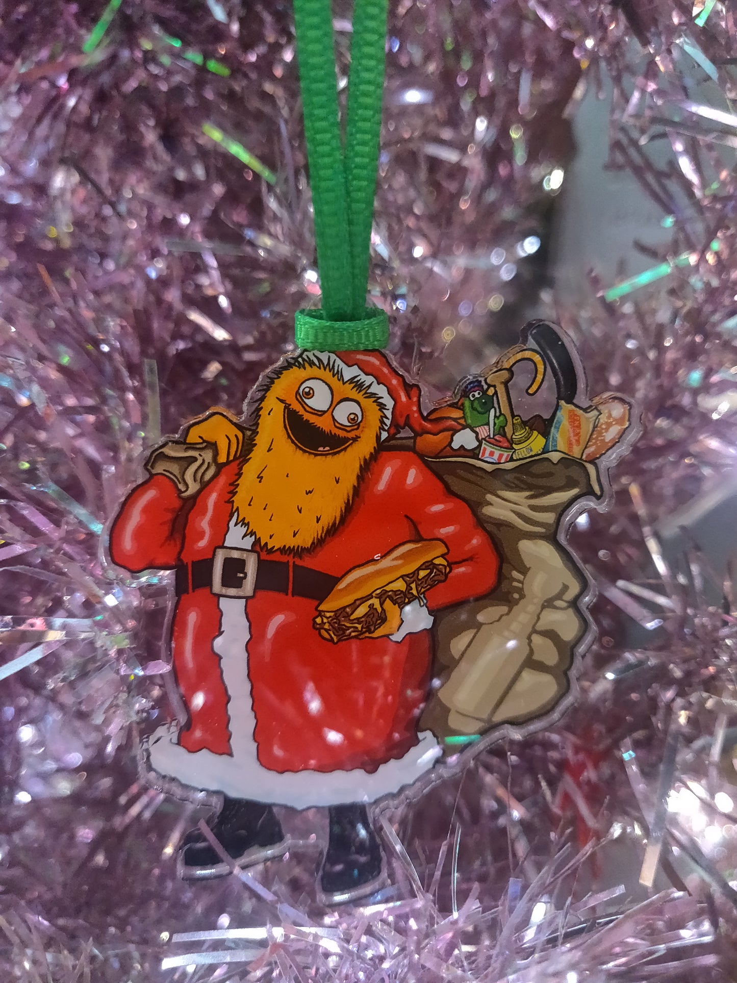 Philly Santa Grit ORNAMENT