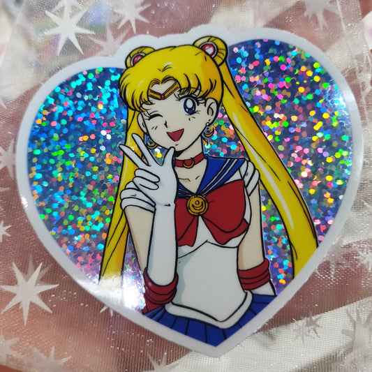 Sailor Wink Holographic STICKER