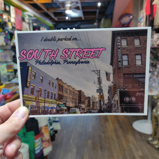 I Double Parked on South Street POSTCARD