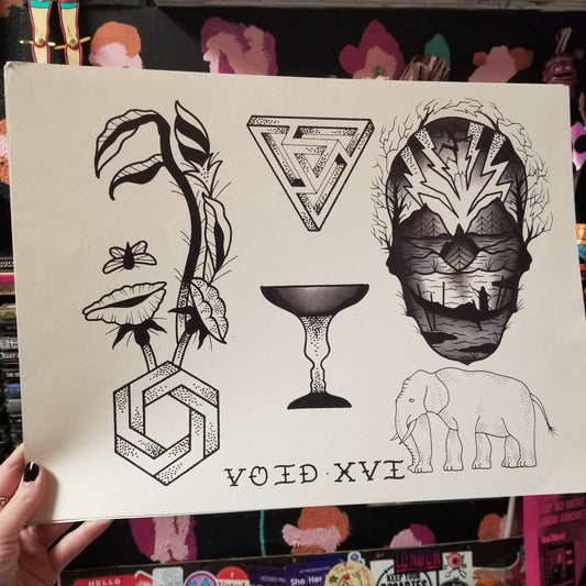 Void XVI Flash PRINT by Evan Void