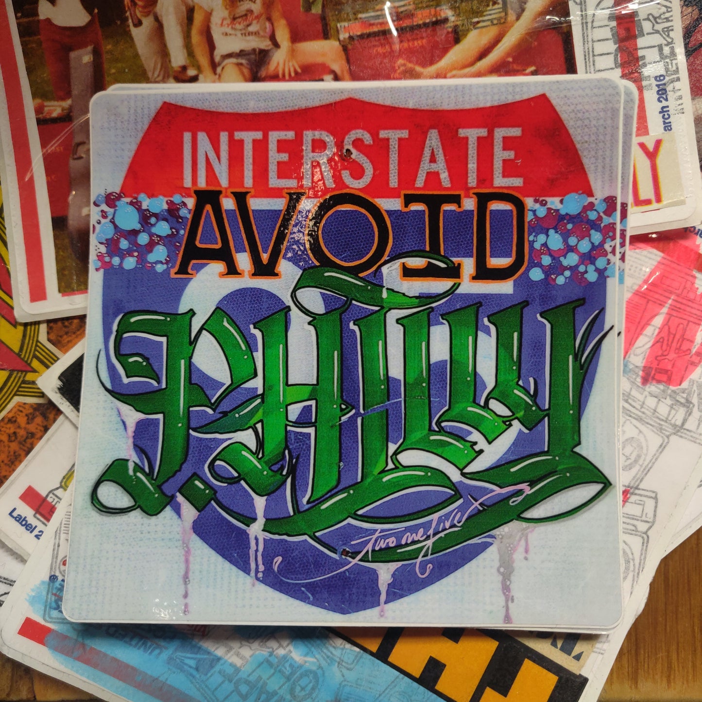 Interstate Avoid Philly STiCKER