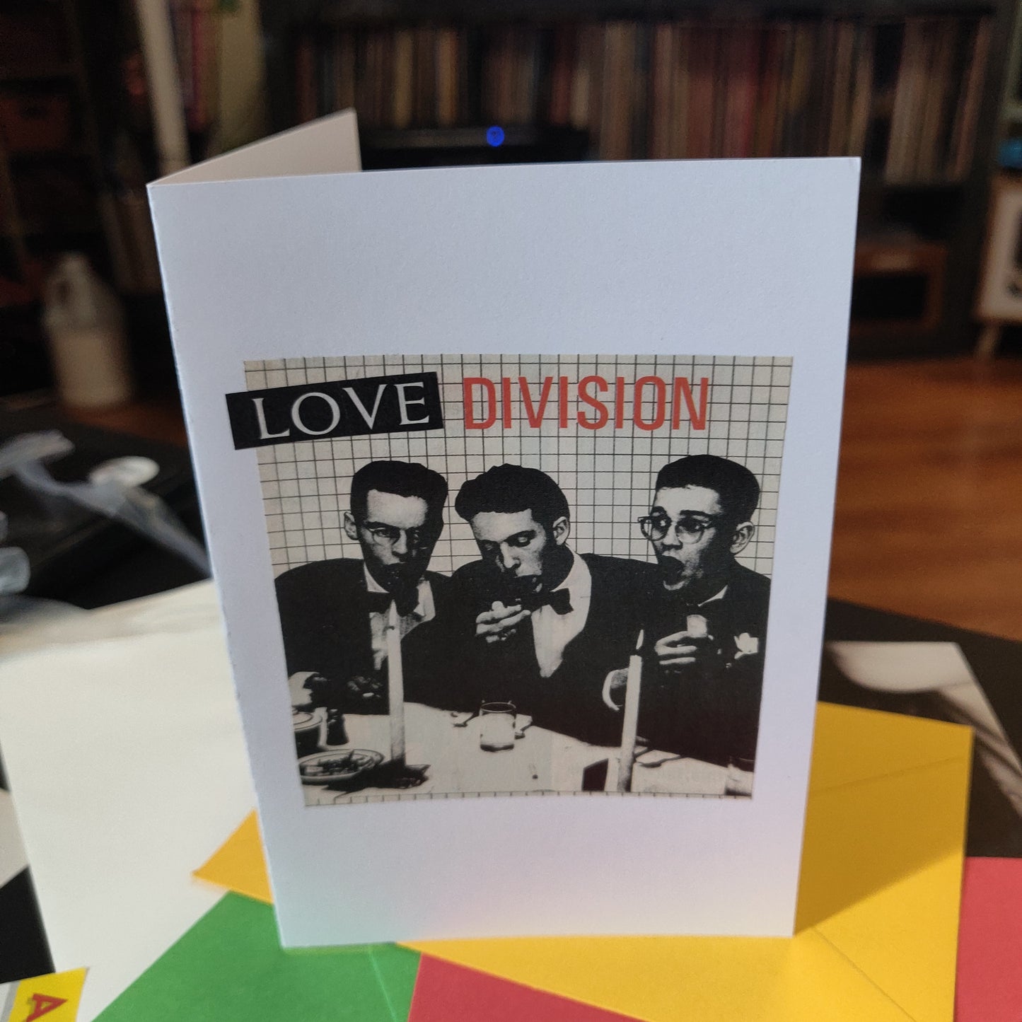 Love Division Collage GREETING CARD