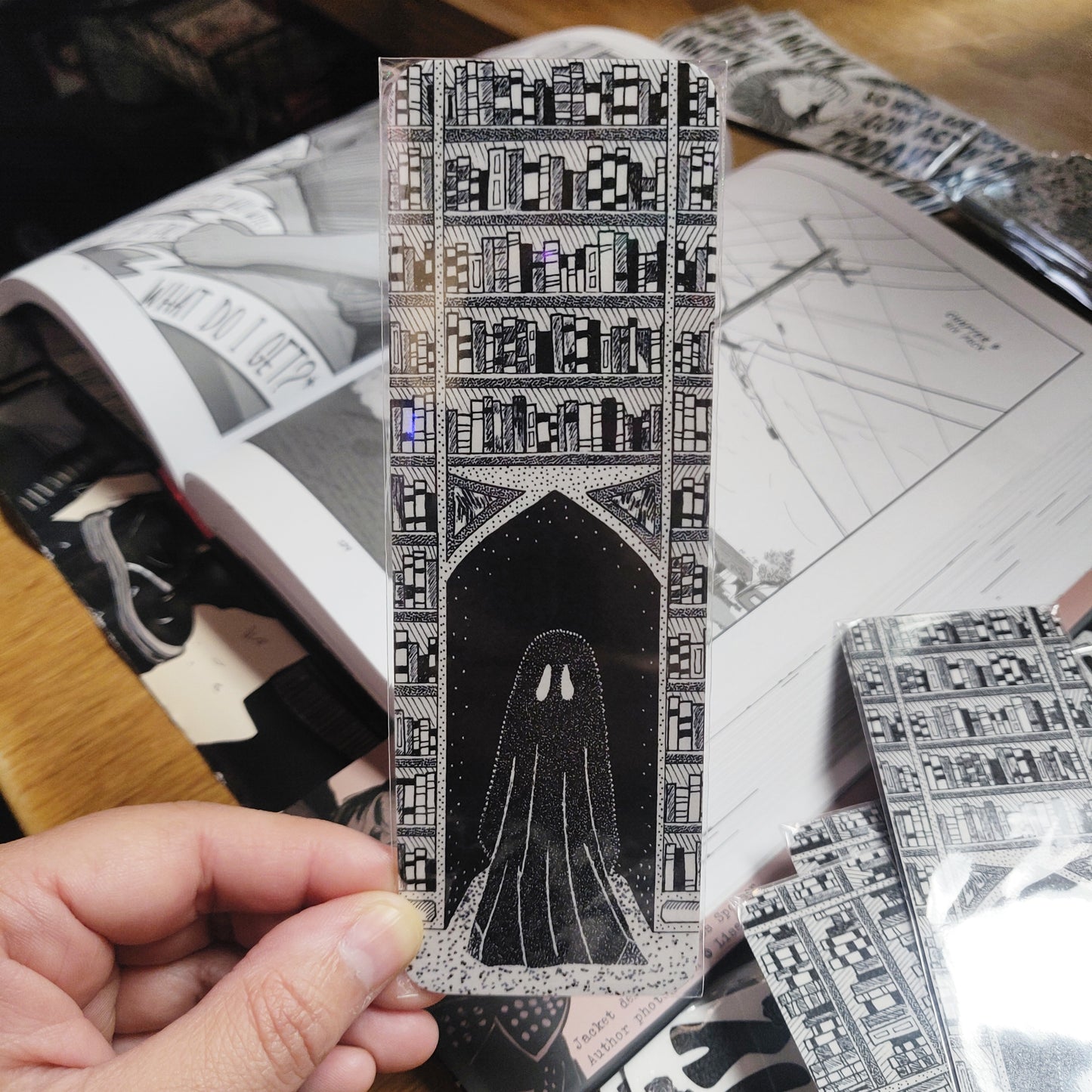 Library Ghost BOOKMARK by Solo Souls