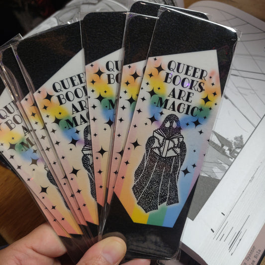 Queer Books Are Magic BOOKMARK by Solo Souls