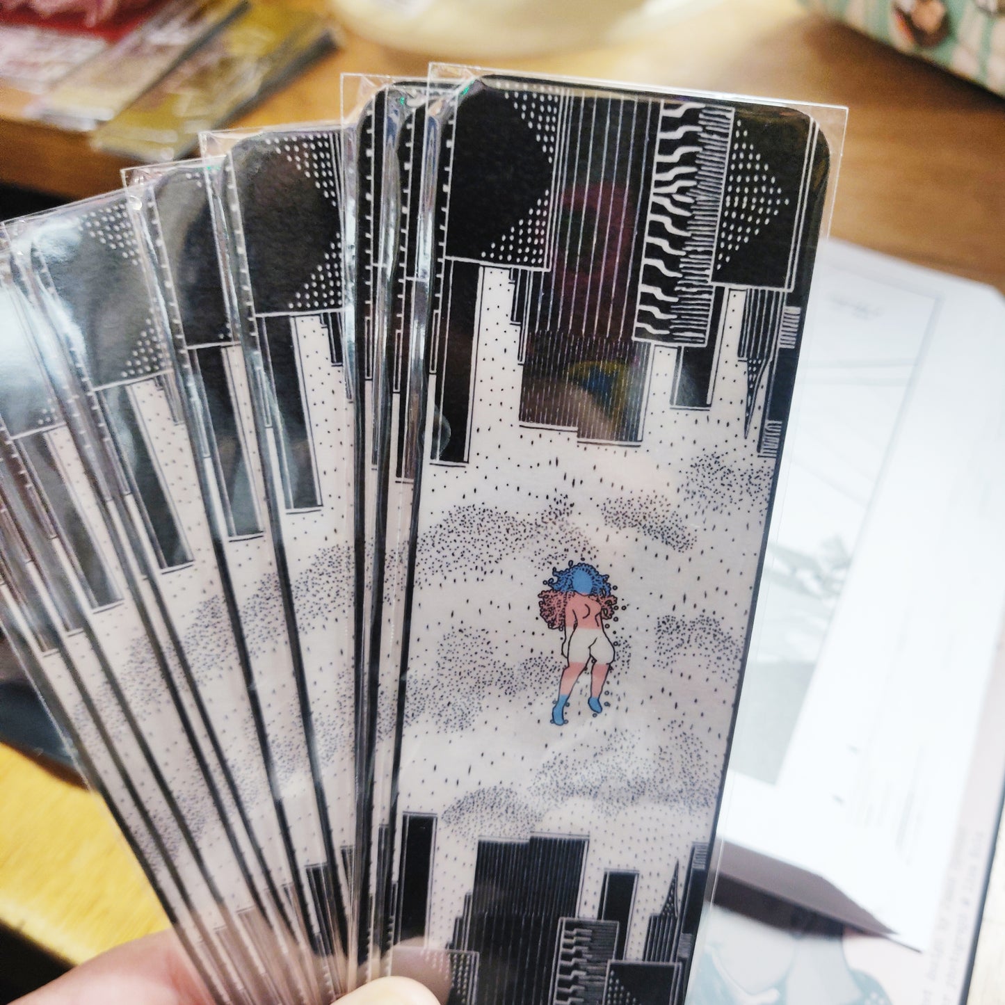 Floating City Trans BOOKMARK by Solo Souls