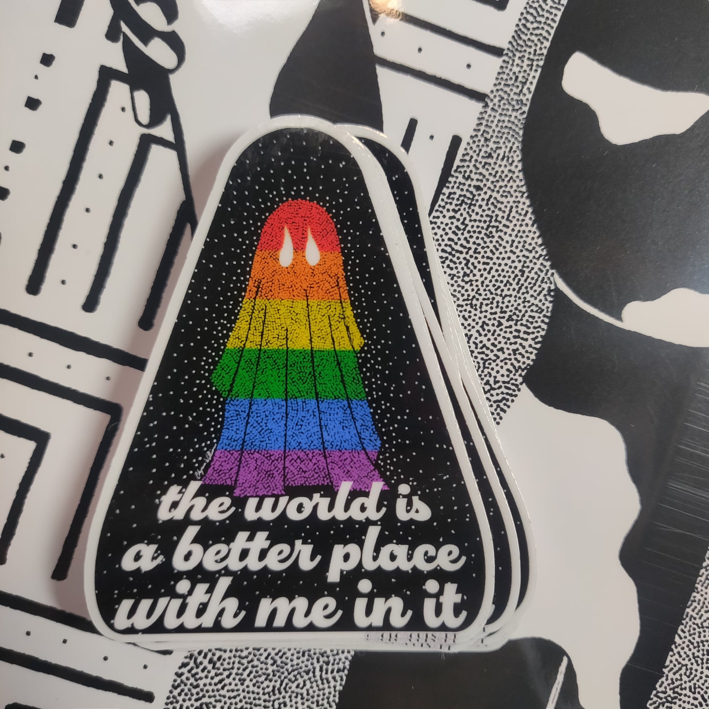 The world is a better place with me in it STiCKER by Solo Souls