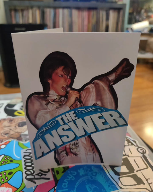 The Answer Collage GREETING CARD