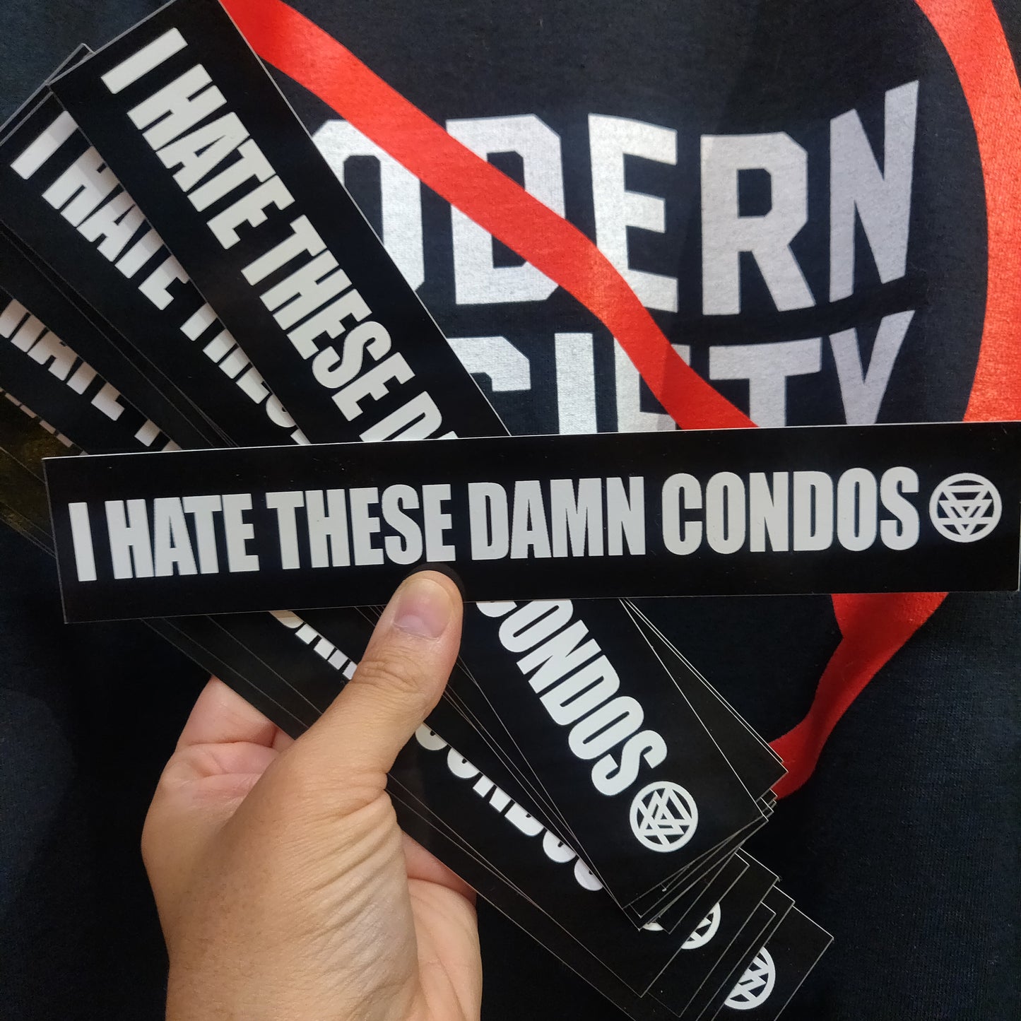 I Hate These Damn Condos STiCKER by Doomed Future