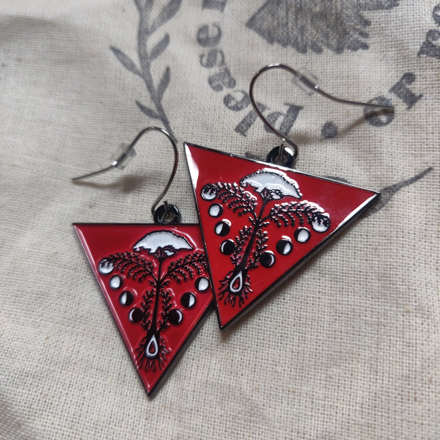 Cyclical Roots Triangle EARRiNGS