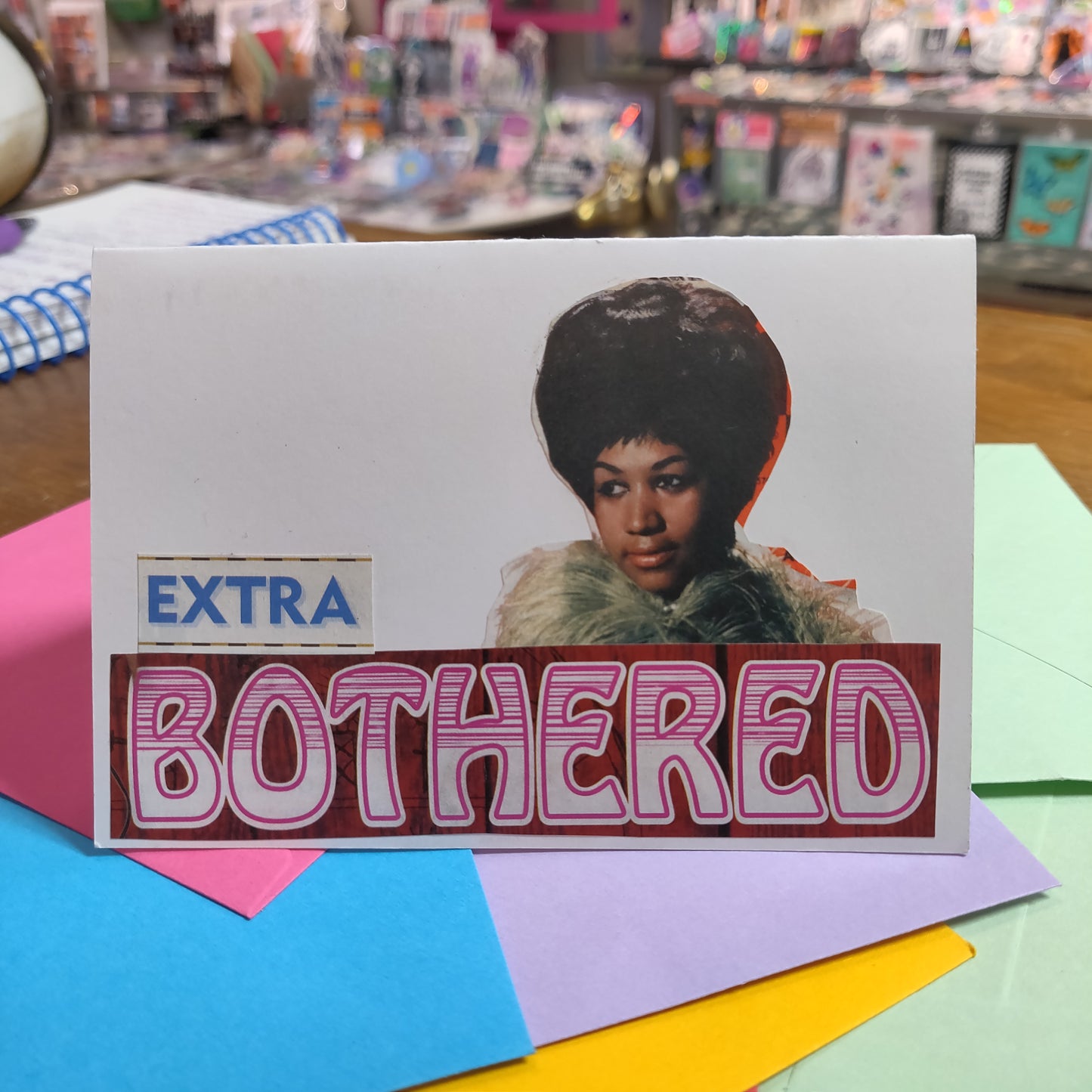 Extra Bothered Collage GREETING CARD