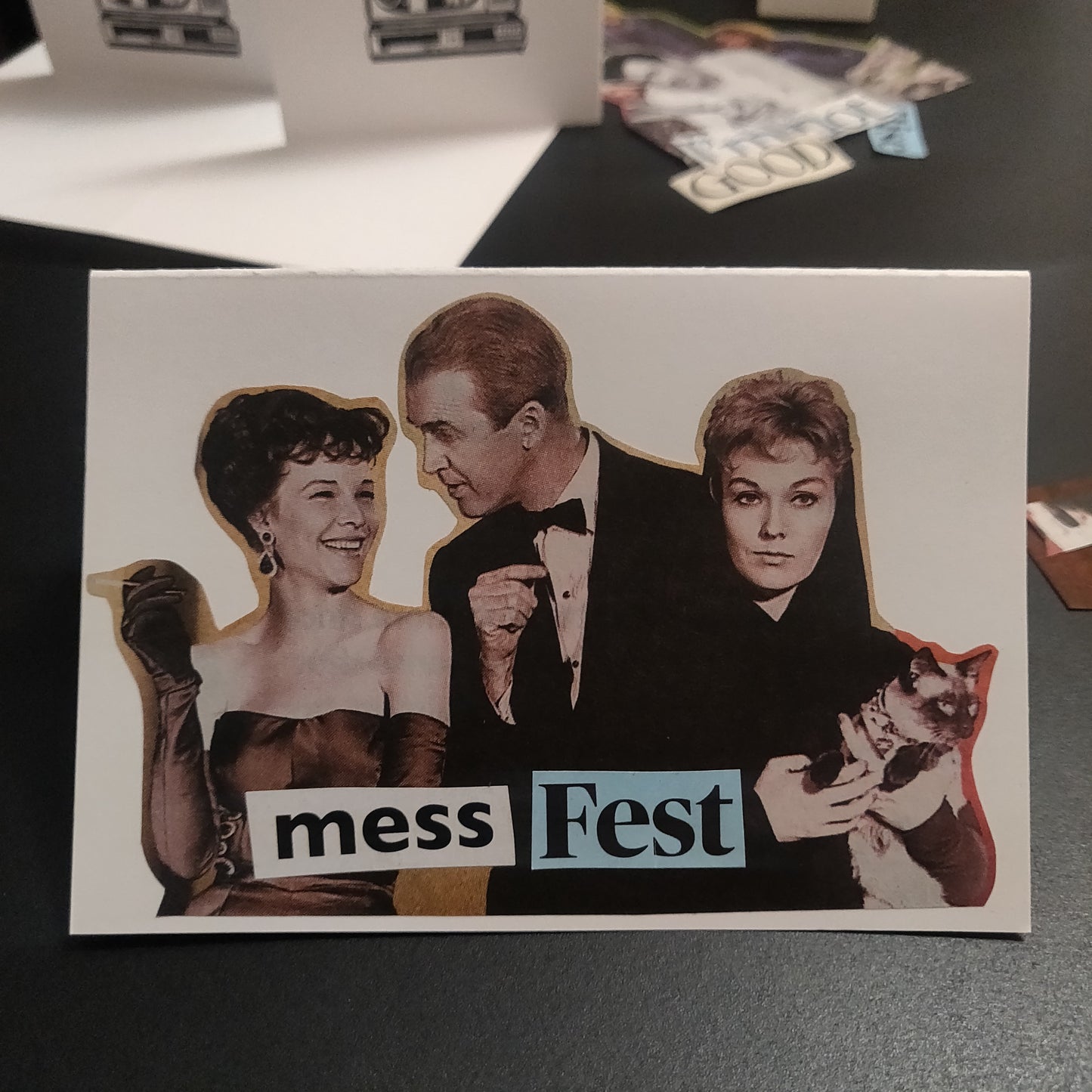 Mess Fest Collage GREETING CARD