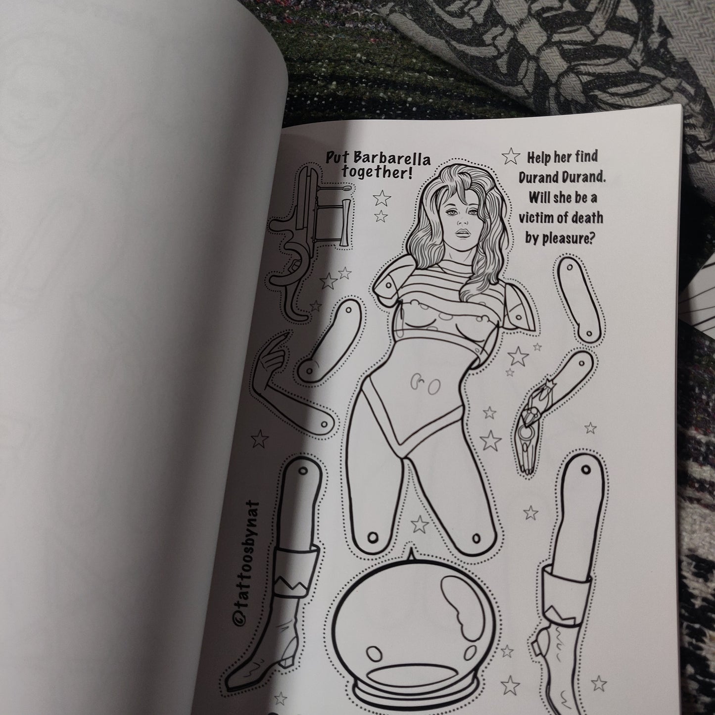 Fierce! Paper Doll COLORiNG BOOK for Adult Children