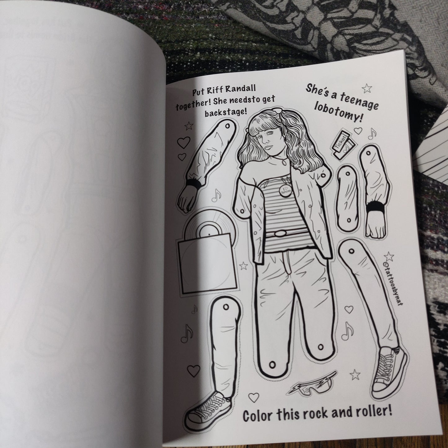 Fierce! Paper Doll COLORiNG BOOK for Adult Children