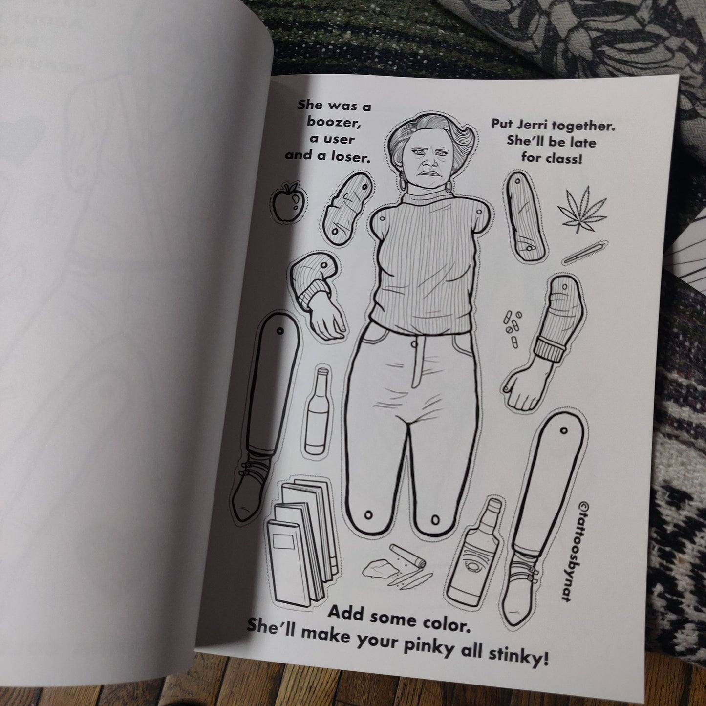 Fierce! Paper Doll COLORiNG BOOK for Adult Children