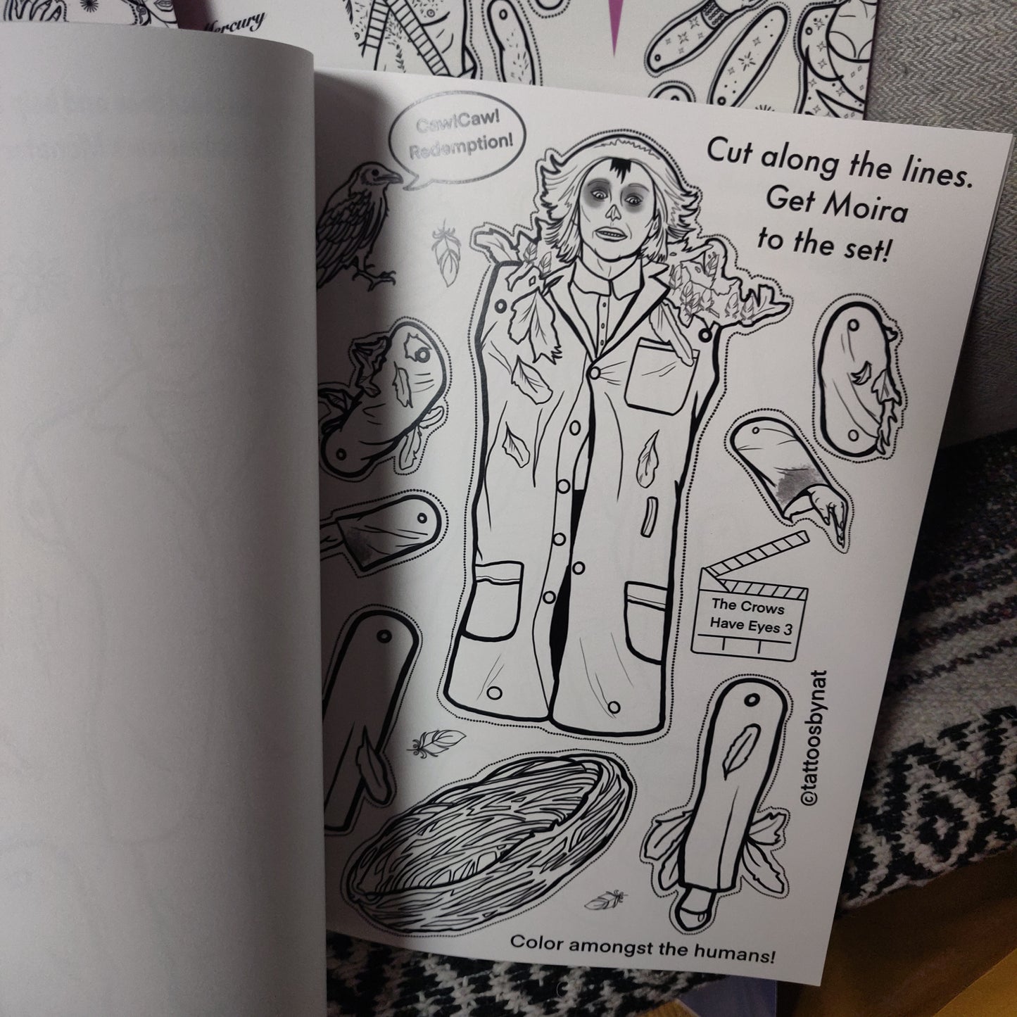 Not Mainstream : Paper Doll COLORiNG BOOK for Adult Children