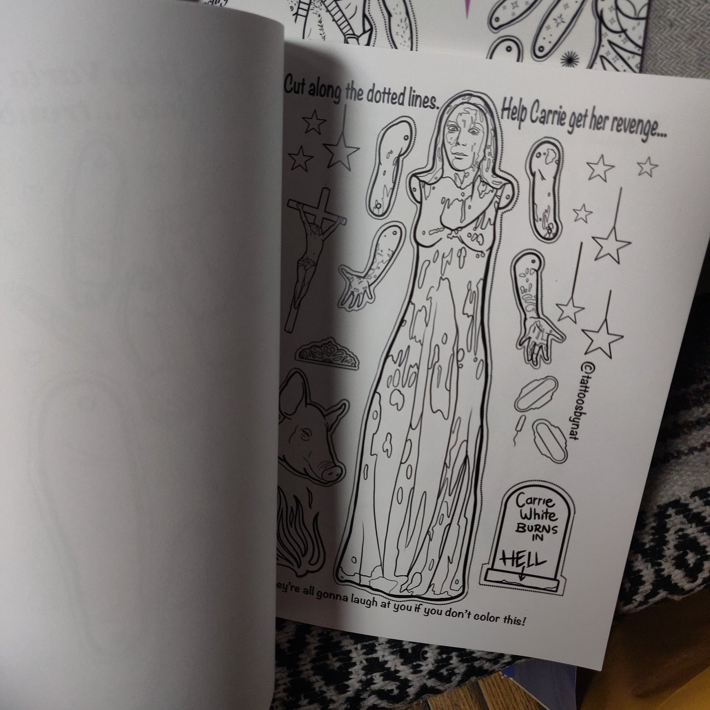 Not Mainstream : Paper Doll COLORiNG BOOK for Adult Children