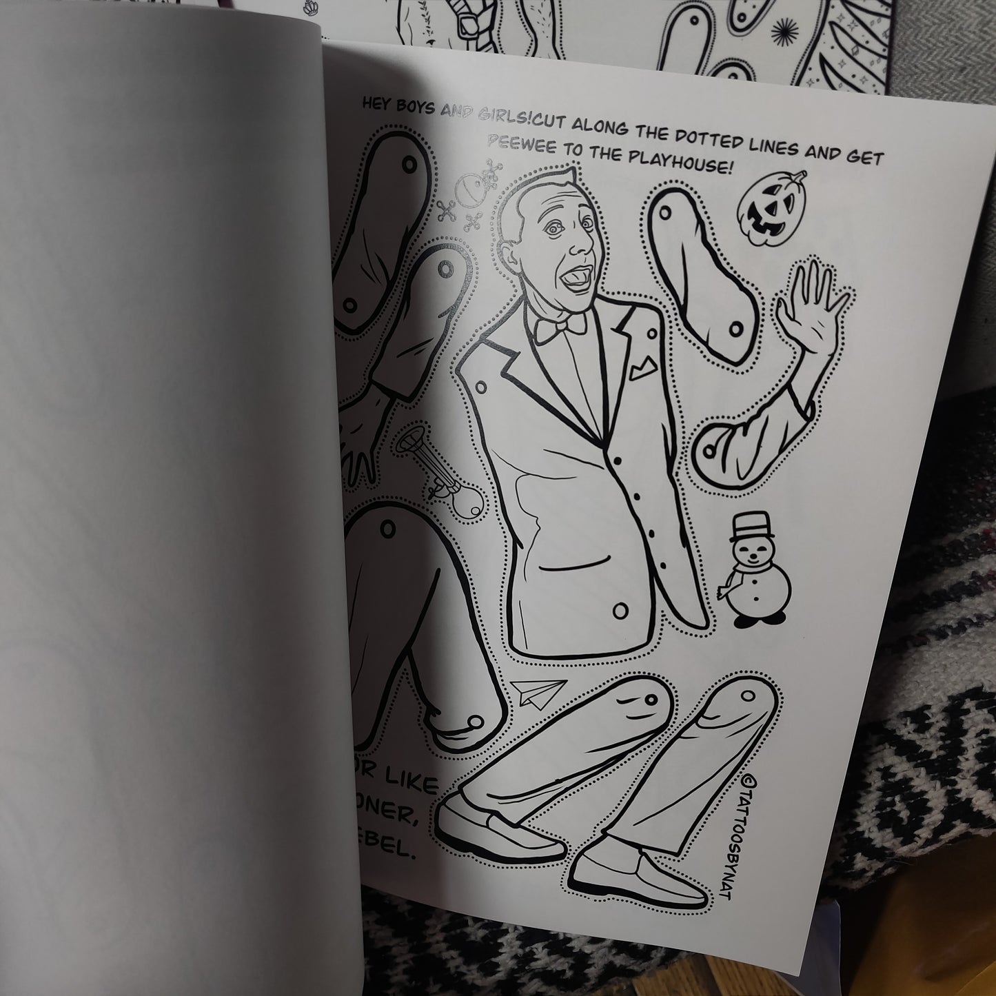 Not Mainstream : Paper Doll COLORiNG BOOK for Adult Children