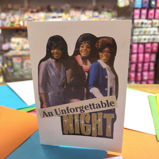 An Unforgettable Night Collage GREETING CARD