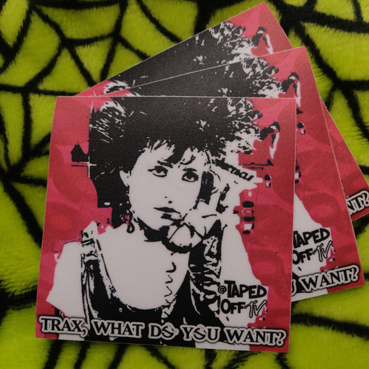 Iona Trax What Do You Want? STiCKER (Pretty in Pink GB Mashup)