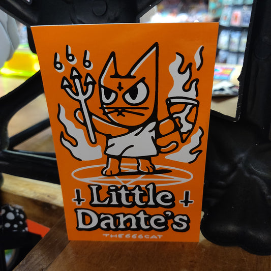 Little Dante's Pizza STiCKER by the666cat