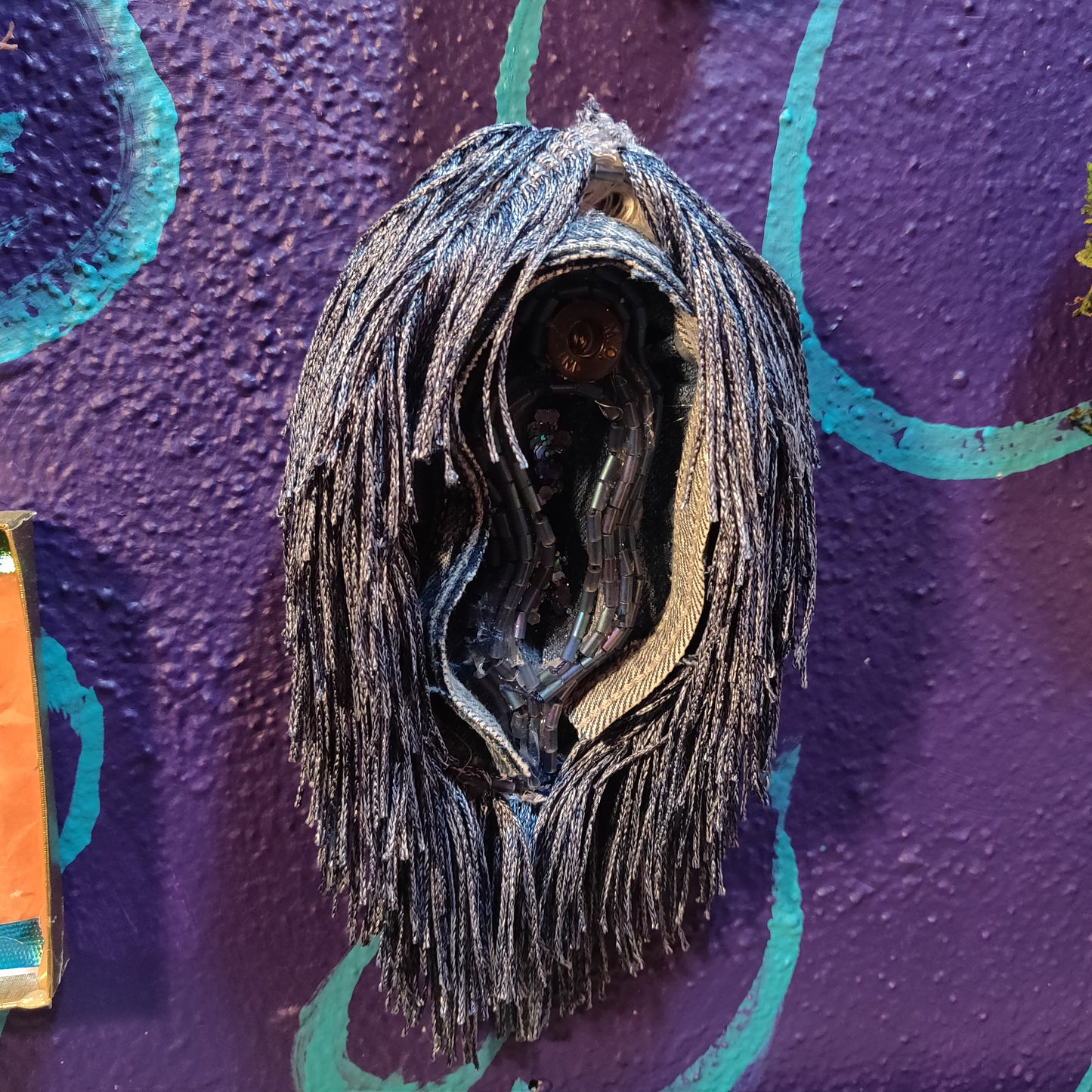 One-of-a-kind Vulva WALL ART by Kyra