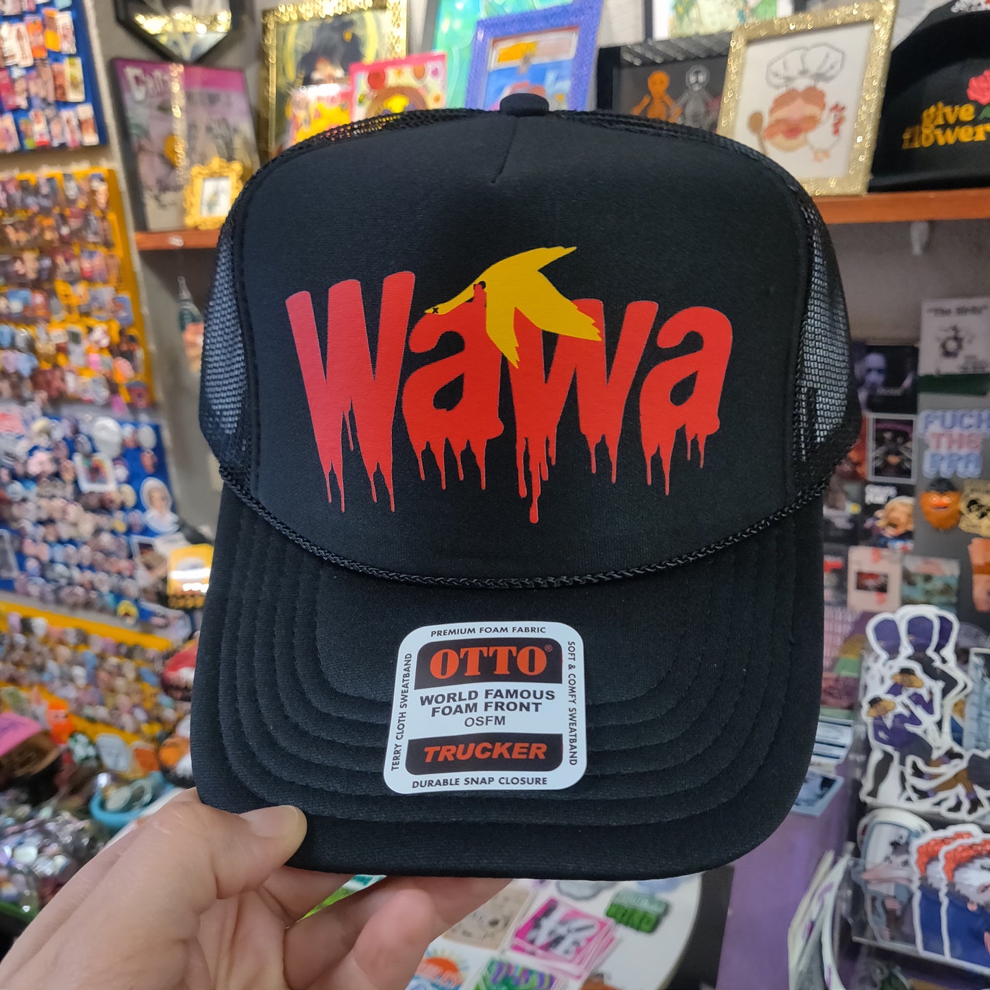 W A W A I Shall Die Here Trucker HAT