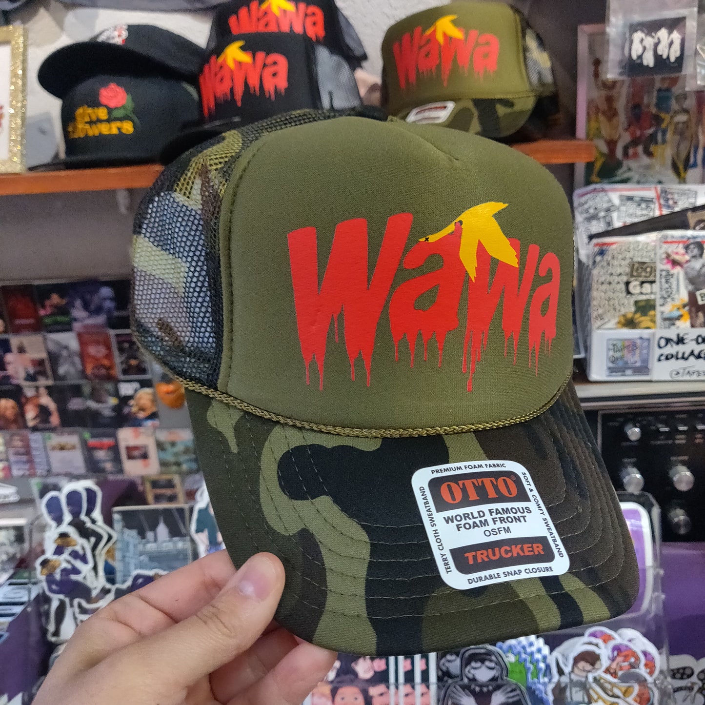 W A W A I Shall Die Here Trucker HAT