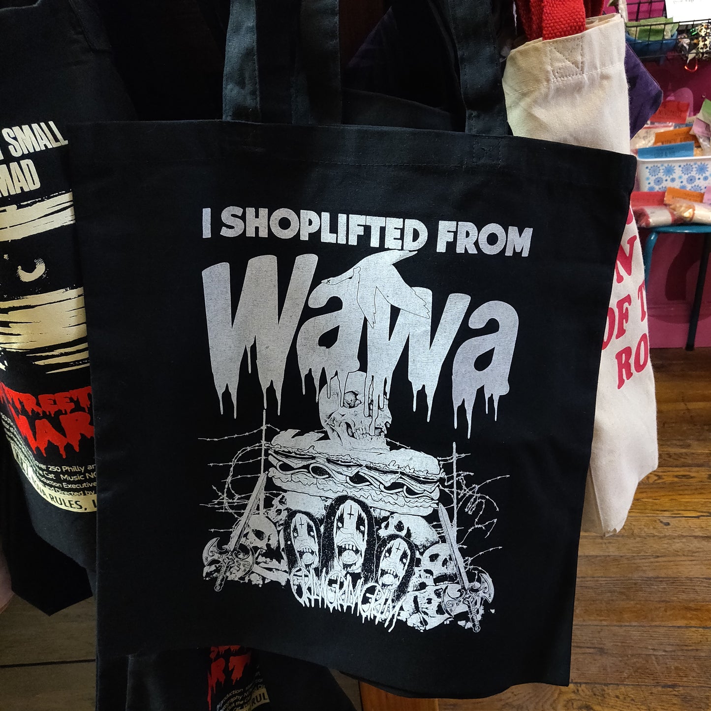 I Shoplifted From W A W A Tote BAG