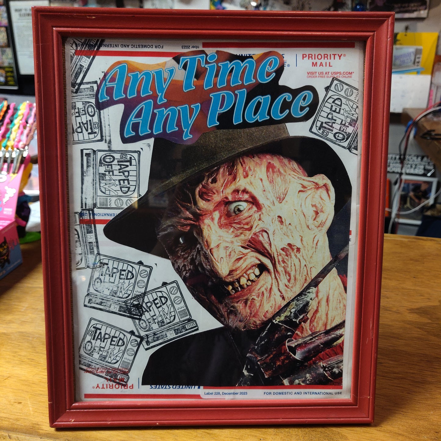 Freddy K. Any Time Any Place Framed 228 Collage by @TapedOffTV