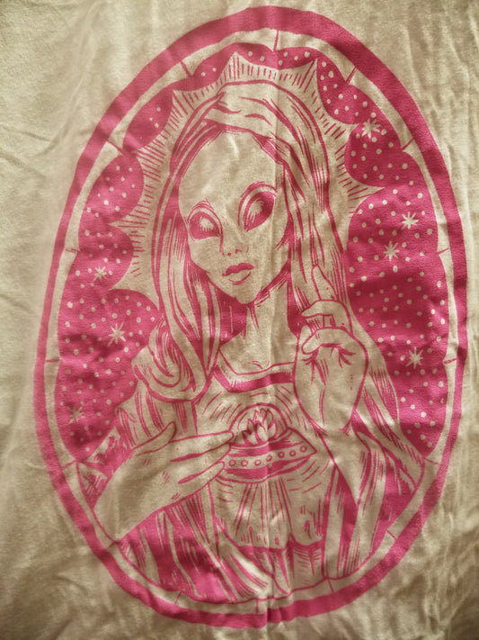 Alien Mary T- Shirt by Monique Ligons