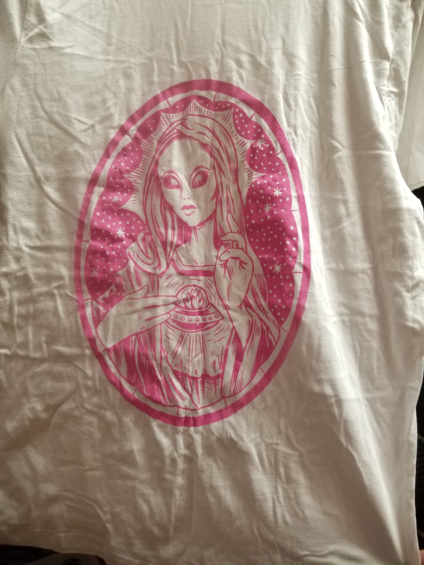 Alien Mary T- Shirt by Monique Ligons